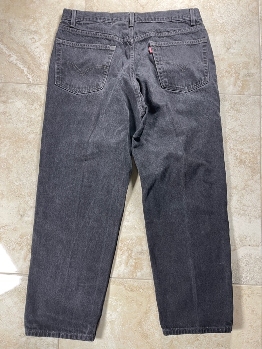Levi's 550 Men’s Relaxed Black Washed Jeans 40x30